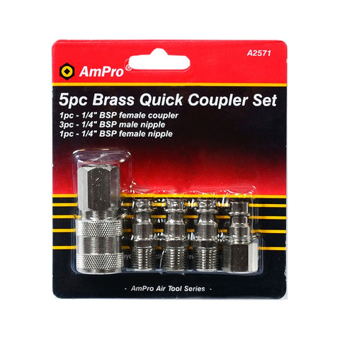 Compressed air connector set 5-Os