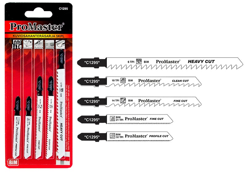 Pattern saw blade set Bim-T 5 pcs