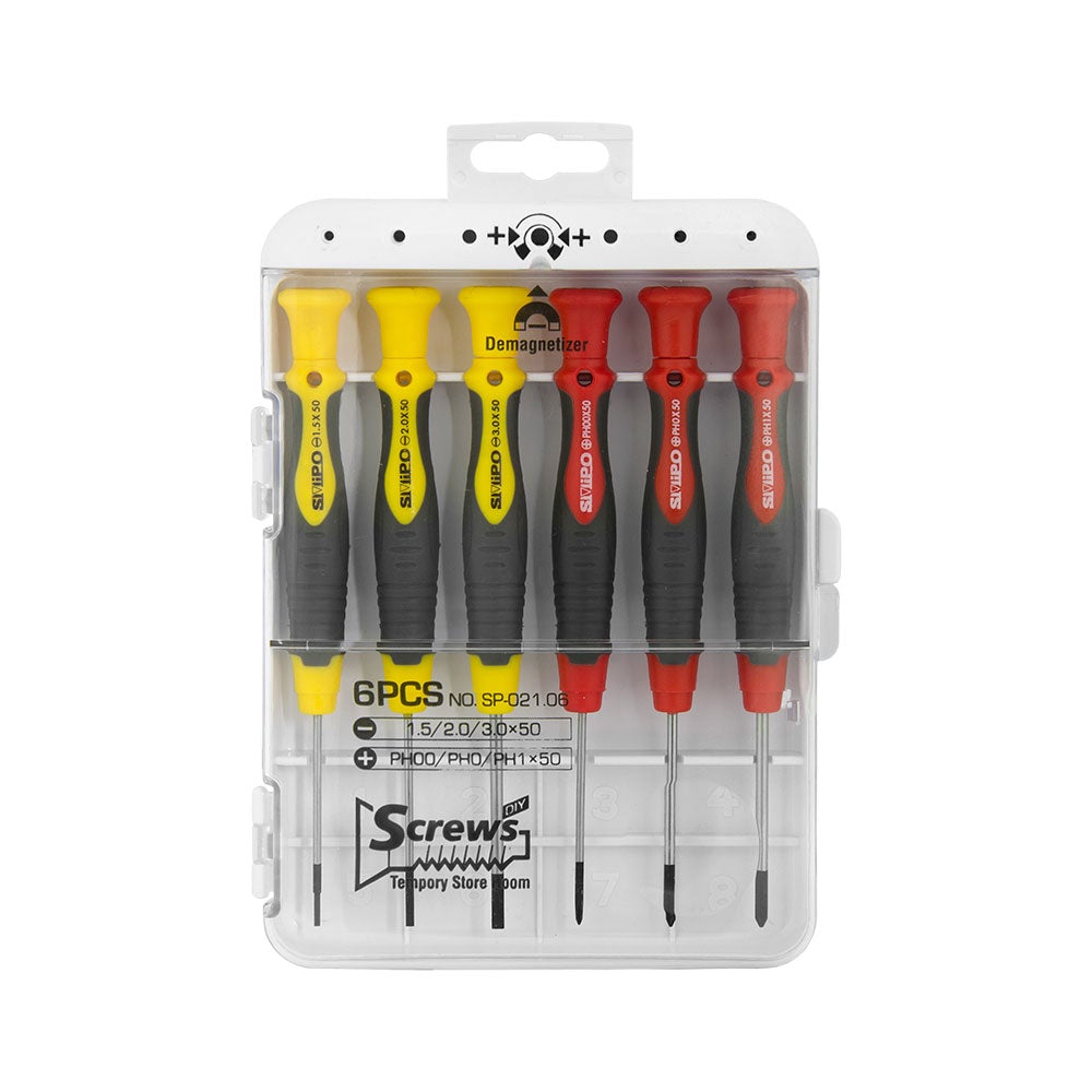 Micro screwdriver set Ur/Ph 6-Os