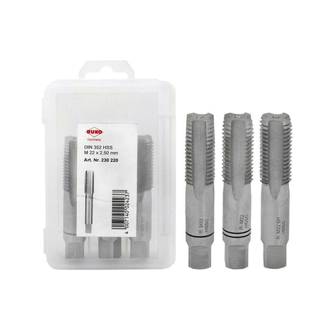 Hand threaded pin set Hss M22/2.5 3-Os.