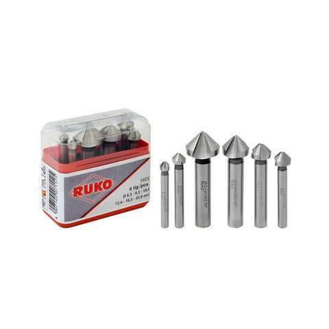 Tip sinker set 6-Os. Hss 6.3-20.5Mm