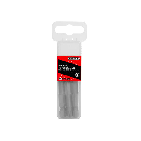 Screwdriver tip T30 X 50 Mm 10 pcs/Pkt